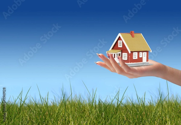 Obraz Giving new house