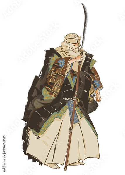 Obraz 能　月岡耕漁　能楽百番　「船弁慶」