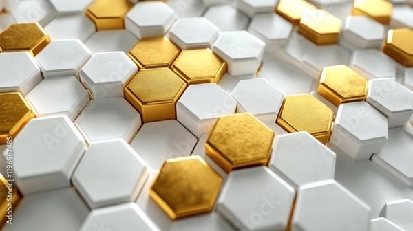 Fototapeta Abstract Honeycomb Pattern