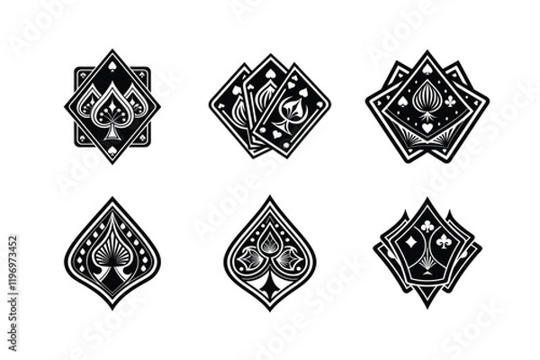 Obraz vector illustration of a set of geometric shapes