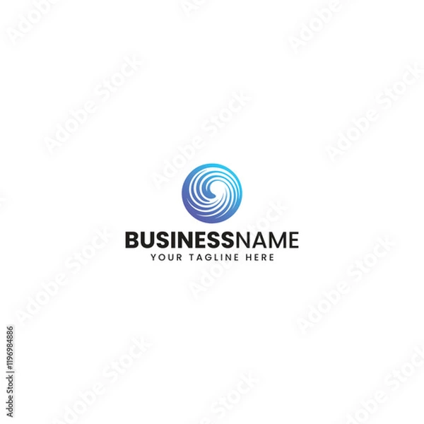 Obraz Abstract Swirl Logo Design