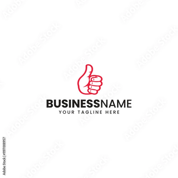 Obraz Thumbs Up logo design