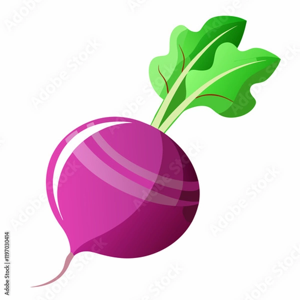 Fototapeta red apple with leaf isolated on whitered apple with leaf isolated on white