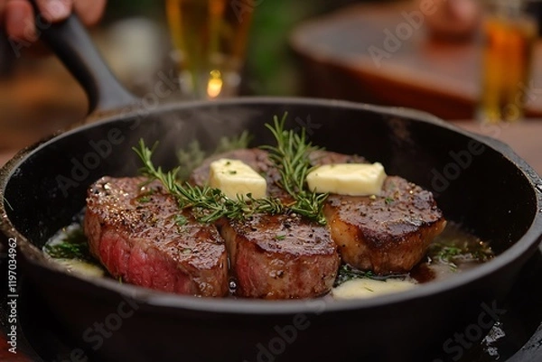 Obraz A beautiful and delicious hot picanha