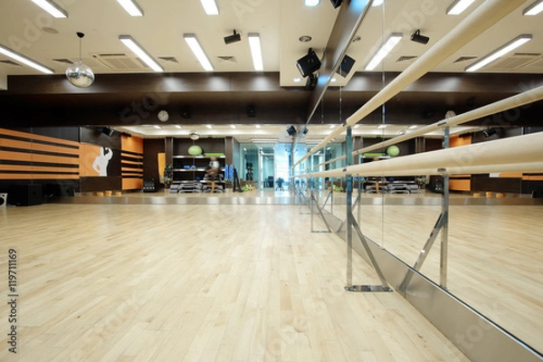 Obraz Interior of an empty dance hall