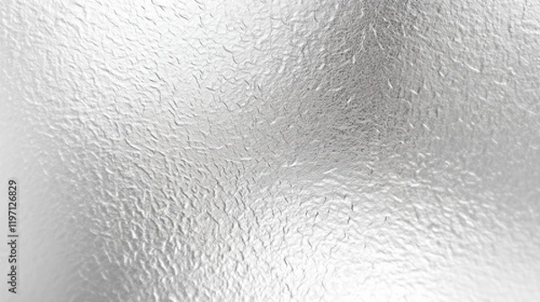 Obraz shiny grainy silver foil textured aluminum metallic abstract blurred gradient monochrome plain background,banner backdrop design