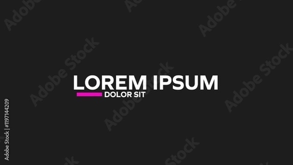 Fototapeta Simple Modern Corporate Title Intro