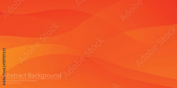 Obraz Abstract Background Orange wave for wallpaper, backdrop, etc. Vector eps10