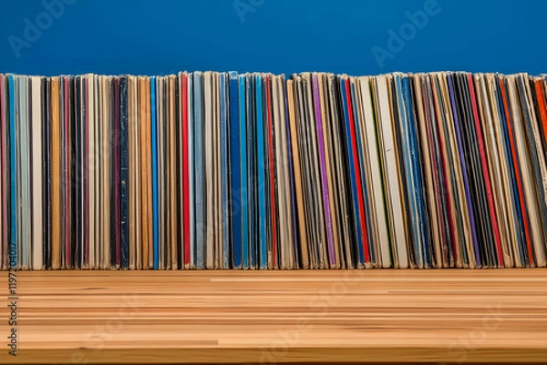 Obraz Vintage Vinyl Records Collection Image