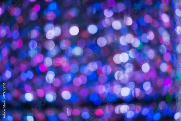 Obraz Abstract circular light bokeh background