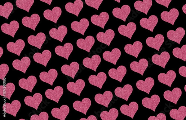 Obraz Decorative hiny luxury glitter heart graphic wallpaper background frame modern and romantic