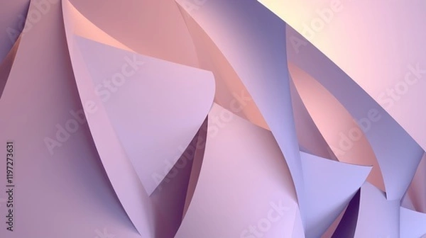 Fototapeta A beautiful abstract background featuring a soft blend of beige, pink, lilac, and blue hues, creating a visually appealing and calming aesthetic. The presence of a dusty purple color adds a touch