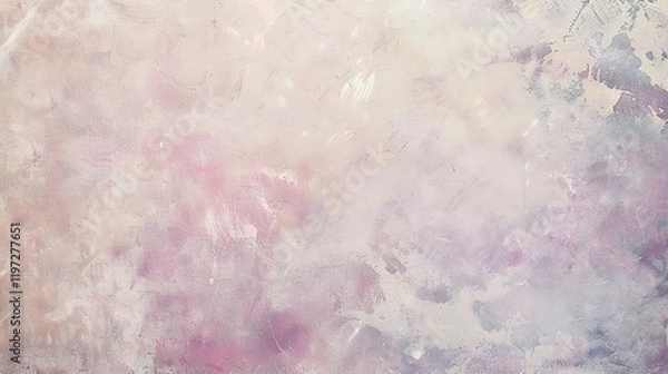 Fototapeta A beautiful abstract background featuring a soft blend of beige, pink, lilac, and blue hues, creating a visually appealing and calming aesthetic. The presence of a dusty purple color adds a touch