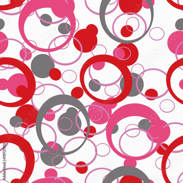 Fototapeta Colored ovals background