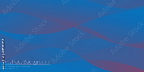 Obraz Abstract Purple geometric background wave. Vector illustration eps 10	VECTOR