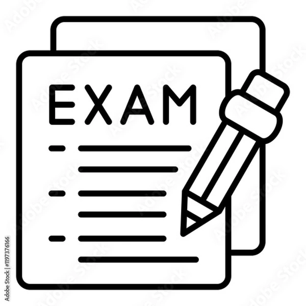 Obraz Exam Icon