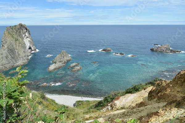 Obraz 積丹岬と積丹ブルー