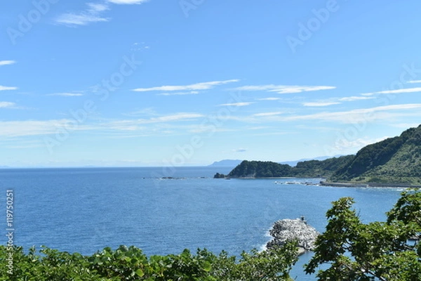 Obraz 黄金岬と海