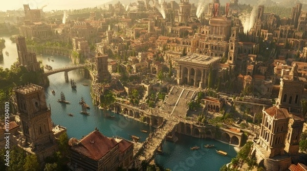 Fototapeta Fantasy Castle, Architecture