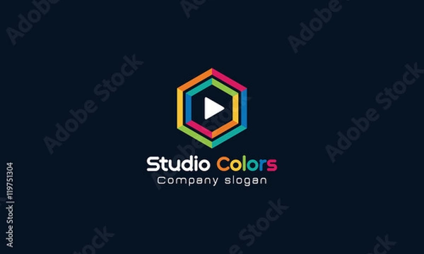 Fototapeta Abstract Studio Logo