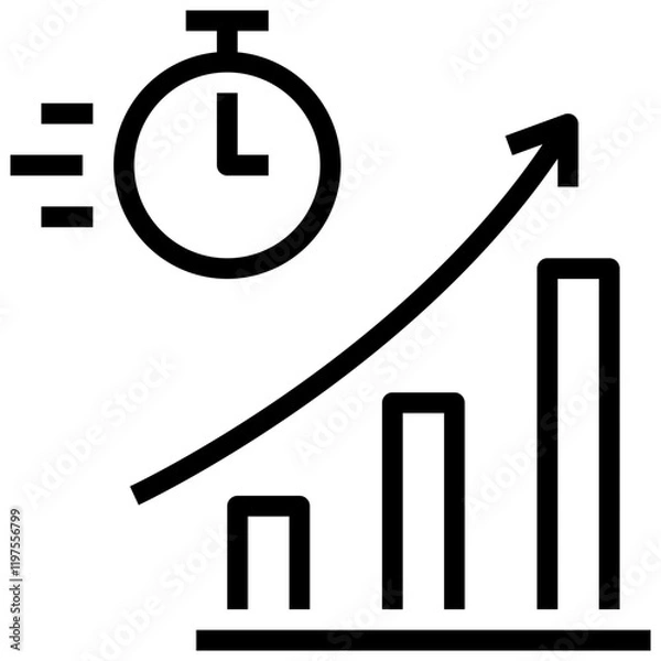 Obraz efficiency outline style icon