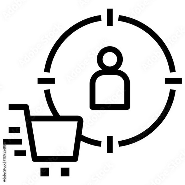 Obraz personalization outline style icon