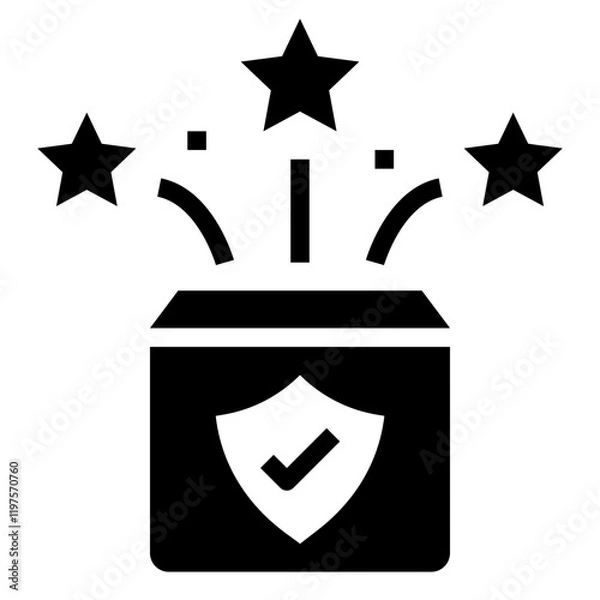 Obraz rewards glyph style icon