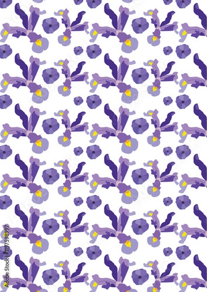 Fototapeta Flowers Print