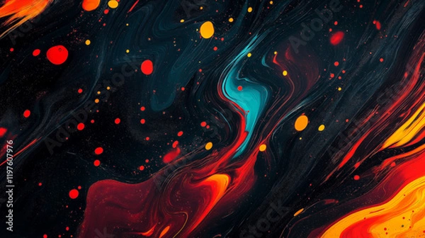 Fototapeta black Abstract Technology Background