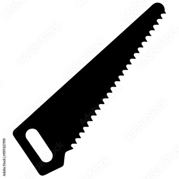 Obraz saw illustration