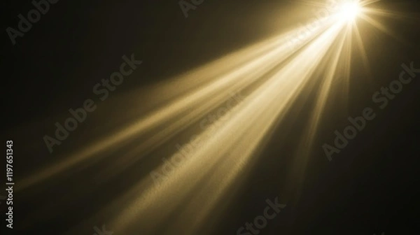 Obraz Light Emitting from Computer Screen