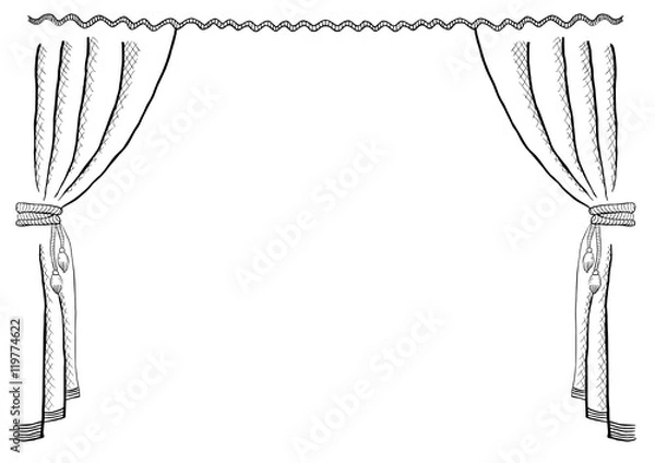 Obraz Scene Curtains