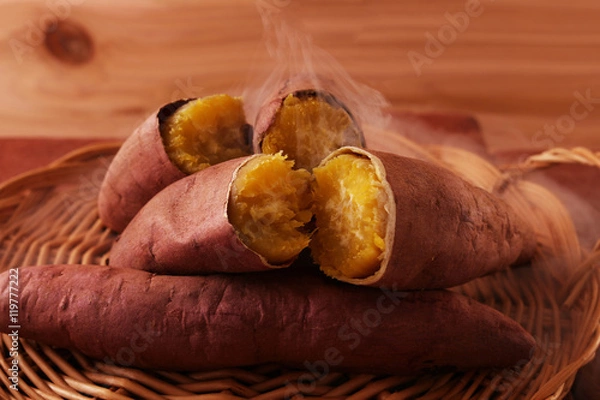 Fototapeta おいしそうな焼き芋