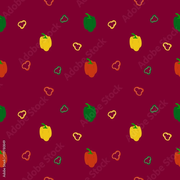 Obraz pepper with slices