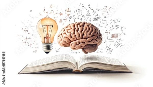 Fototapeta Unlocking Knowledge: A Conceptual Image of Learning Innovation and Ideas