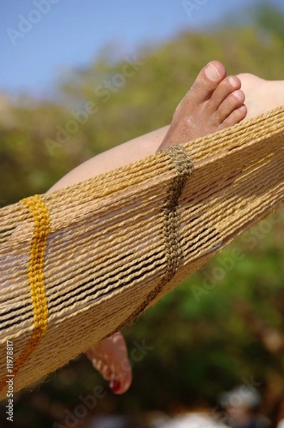 Obraz Vacation relaxation hammock