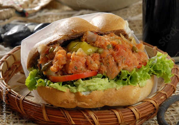 Obraz Torta de bacalao. México