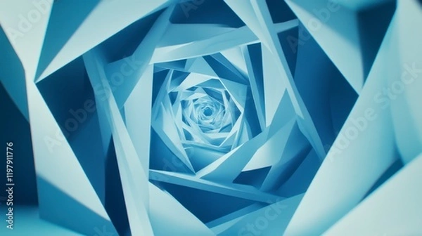 Obraz Intricate Geometric Architectural Design: A Stunning Abstract Building Structure