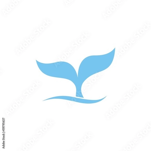 Fototapeta хвост кита