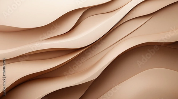 Fototapeta Minimalist Mocha Mousse (PANTONE 17-1230) Backgrounds: Elegant and Warm Designs for Corporate and Creative Use
