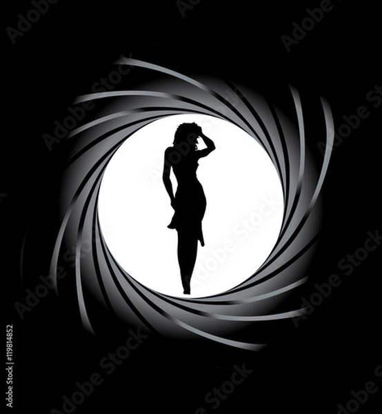 Obraz Girl In The Sights