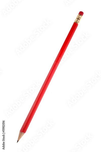 Fototapeta Pencil on white