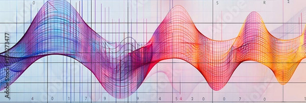 Fototapeta Detailed Graphical Representation of the Inverse Natural Logarithm Function