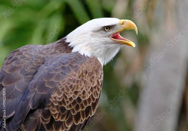 Obraz American bald eagle screaming