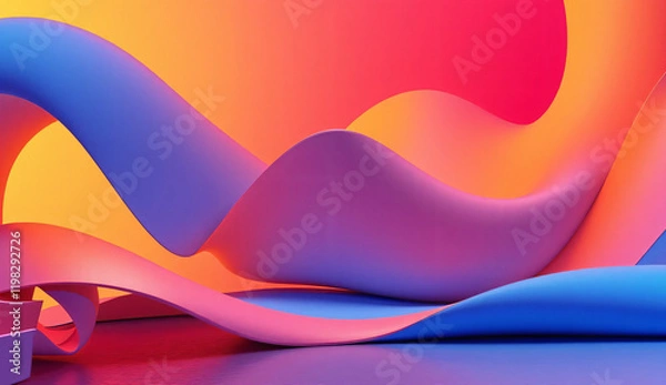 Obraz trendy abstract design template