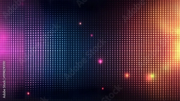 Obraz Abstract Colorful Light Pattern Digital Design