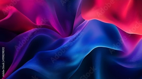 Obraz Abstract Colorful Waves Flowing Design