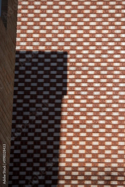 Fototapeta 단조로운 패턴과 그림자