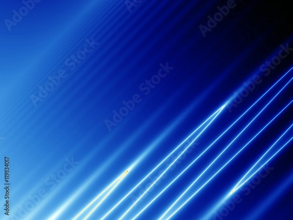 Fototapeta Blue lined fractal