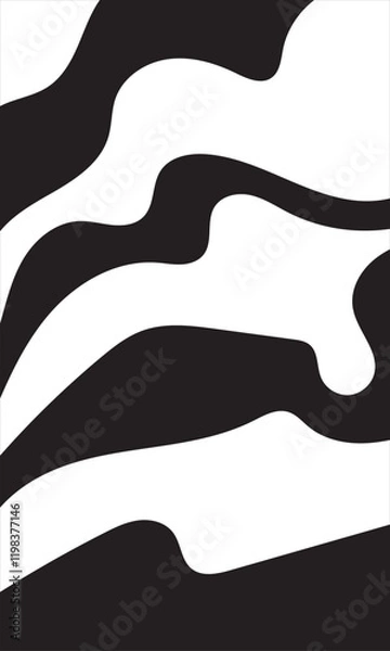 Fototapeta Printabstract , black and white color , abstract design for background , website 